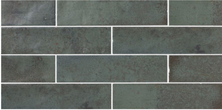Wandtegel Magnetism Green 6.3x25 cm Stardos