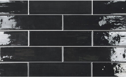 Wandtegel Mud Graphite Keramiek 7.5x30 cm Stardos