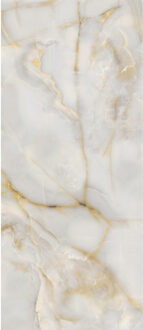 Wandtegel Onice Nacar 120x280 cm Gepolijst Creme Marmerlook - Wandtegel Onice Nacar 120x280 cm Gepolijst Creme Marmerlook (prijs Per Tegel)