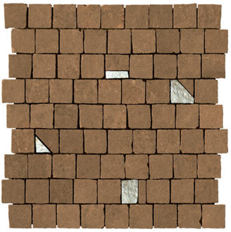 Wandtegel Serenissima Studio 50 30x30 cm Terracotta Random Mozaiek Serenissima