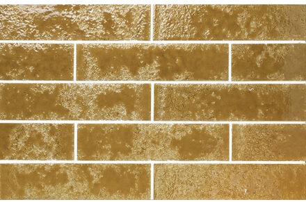 Wandtegel Stardos Pukka 6,4x26 cm Amber Stardos