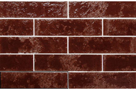 Wandtegel Stardos Pukka 6,4x26 cm Espresso Stardos