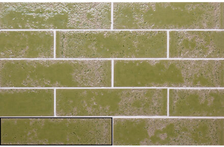 Wandtegel Stardos Pukka 6,4x26 cm Moss Green Stardos