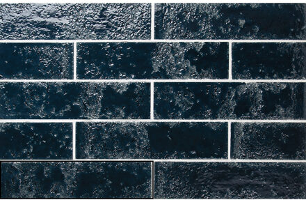 Wandtegel Stardos Pukka 6,4x26 cm Prussian Blue Stardos