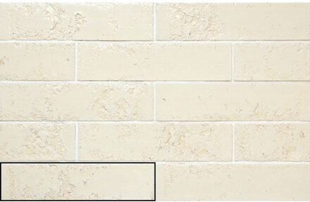 Wandtegel Stardos Pukka 6,4x26 cm Rice Cream Stardos