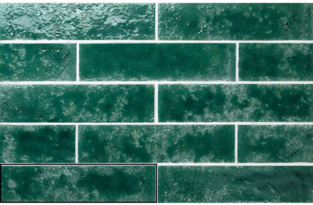 Wandtegel Stardos Pukka 6,4x26 cm Sage Blue Stardos