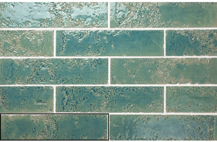 Wandtegel Stardos Pukka 6,4x26 cm Teal Blue Stardos