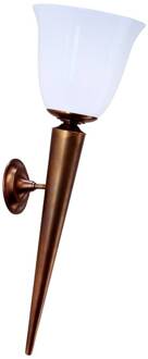 Wandtoorts WILLI van messing wit, messing