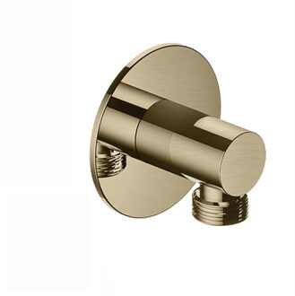 Wanduitlaat Hotbath Cobber Geborsteld Messing Living Colours