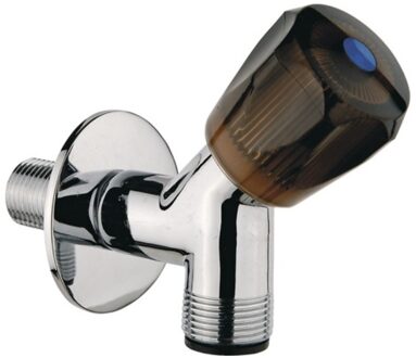 Wandventiel met aansluiting voor CH-apparaat, 1/2"ET x 3/4"ET, voor rozet met acrylgreep - 986304155