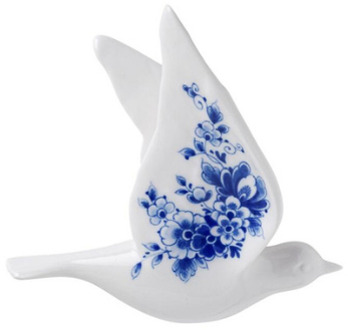 wandvogel Delfts blauw 1 Wit-Blauw