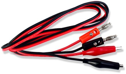 Wanptek 1M Test Lead Wire Lijn Elektrische Spanning Banaan Plug En Alligator Clip Krokodil 5A 10A Multimeter Diy Test