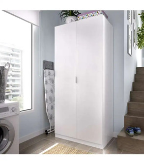 Wardrobe closet 2 folding doors 81 cm wide