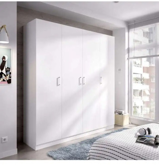 Wardrobe closet 4 folding doors Maxi 200 cm wide