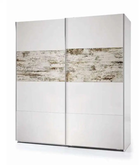 Wardrobe wardrobe sliding doors Nordik 180 cm wide