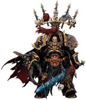 Warhammer 40,000 Action Figure Black Legion Abaddon the Despoiler with Drach'nyen and the Talo 16 cm