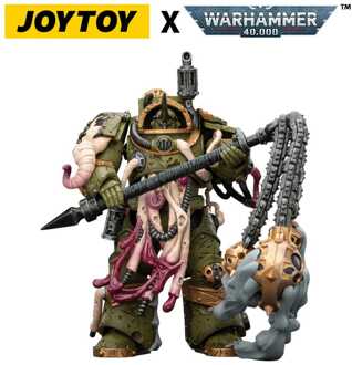 Warhammer 40,000 Action Figure Death Guard Blightlord Terminator 2 with Flail of Corruption 14 cm