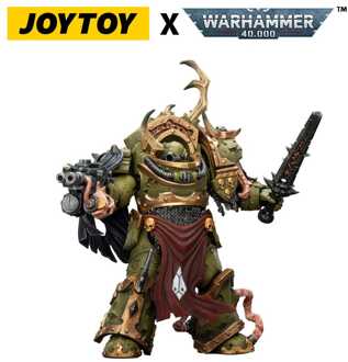 Warhammer 40,000 Action Figure Death Guard Blightlord Terminator 3 with Combi-bolter and Bubotic Blade 14 cm