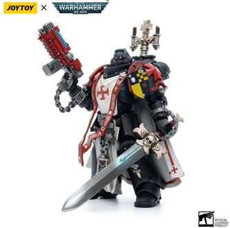 Warhammer 40k Action Figure 1/18 Black Templars Sword Brethren Brother Lombast 12 cm