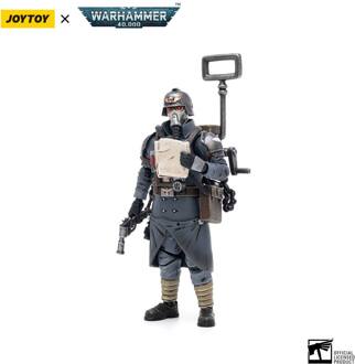 Warhammer 40k Action Figure 1/18 Death Korps of Krieg Veteran Squad Guardsman Communications Specialist 10 cm