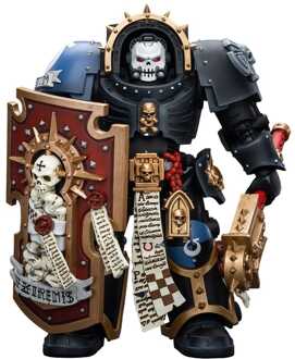 Warhammer 40k Action Figure 1/18 Ultramarines Chaplain in Terminator Armour 12 cm