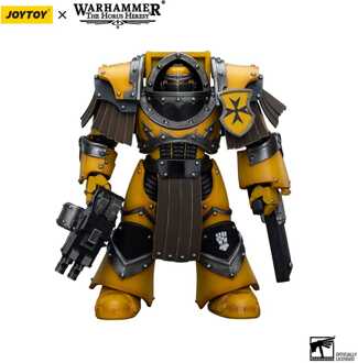 Warhammer The Horus Heresy Action Figure 1/18 Imperial Fists Legion Cataphractii Terminator Squad Legion Cataphractii with Chainfist 12 cm