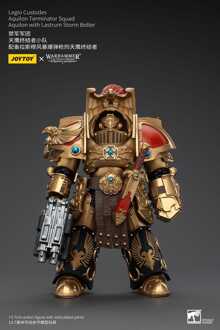 Warhammer The Horus Heresy Action Figure 1/18 Legio Custodes Aquilon Terminator Squad Aquilon with Lastrum Storm Bolter 14 cm