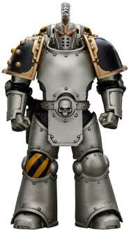 Warhammer The Horus Heresy Action Figure 1/18 lron Warriors Command Squad Chosen with Legion Standard 12 cm