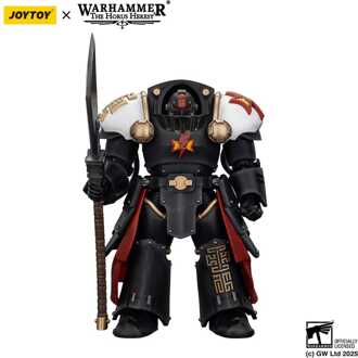 Warhammer The Horus Heresy Action Figure White Scars Ebon Keshig Terminator 2 with Power Glaive 13 cm