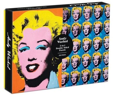 Warhol Marilyn 500 Piece Double Sided Puzzle