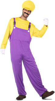 Wario Loodgieter Kostuum Heren Multikleur - Print