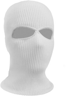 Warm Balaclava 2/3 Hole Volgelaatsmasker Cap Breien Motorfiets Gezicht Shield Outdoor Rijden Ski-alpinisme Head Cover 1