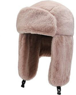 Warm Cap Winter Originele Hoeden Vrouwen Waterdichte Kap Hoed roze