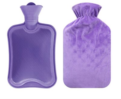 Warm Fles Magnetron Silicon Termofor Gumowy Kids Foot Nek Outdoor Verwarming Vriezer Colding Handwarmer Warm Water Zak paars