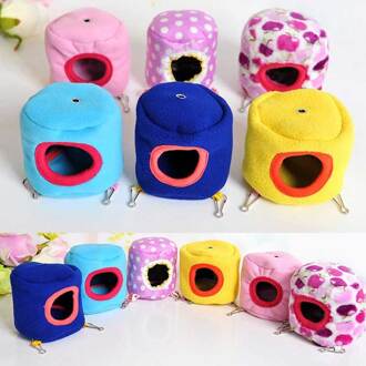 Warm Hamster Hangmat Opknoping Bed Huis Rat Syrische Hamsters Papegaai Nest Fret Eekhoorn Speelgoed Huisdier Winter Kooien Bjstore