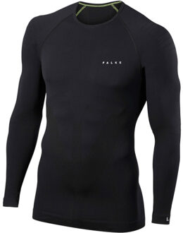 Warm Heren Longsleeved Shirt - Zwart - Maat XXL