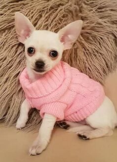 Warm Hond Kat Trui Kleding Winter Kleine Honden Gebreide Kat Puppy Clothescostume Chihuahua Jas Breien Haak Outfit