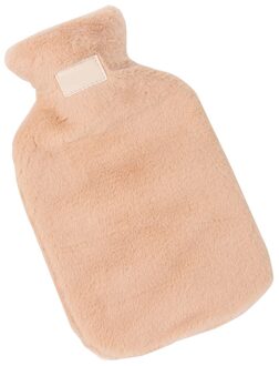 Warm In Herfst Winter Outdoor Draagbare Fles Faux Fur Winter Warm Water Zak Water Gevulde Leuke Hand Warmer met Rubber Cover A3