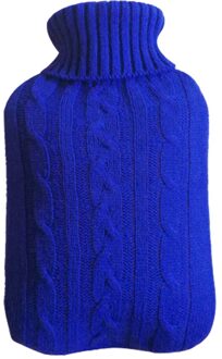 Warm Levert Water Bag Cover Wasbare Koude-Proof Bag Cover Voor 2000Ml Warm Water Fles Blauw