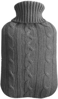 Warm Levert Water Bag Cover Wasbare Koude-Proof Bag Cover Voor 2000Ml Warm Water Fles grijs
