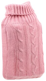 Warm Levert Water Bag Cover Wasbare Koude-Proof Bag Cover Voor 2000Ml Warm Water Fles Roze