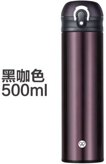Warm of Koud Rvs Geïsoleerde Thermische Fles Water, Thermos voor Thee, Koffie Mok, thermosflessen, een Termos Cup, 500 500ml koffie