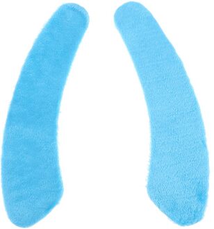 Warm Pluche Wc-bril Draagbare Herbruikbare Vulling Wasbaar Badkamer Mat Seat Cover Gezondheid Sticky Pad Huishoudelijke Benodigdheden blauw