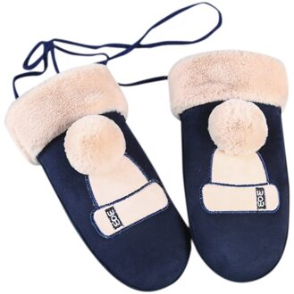 Warm Thick Gloves Female Winter Korean Version Of Windproof Texting Driving Lined Gloves Winter Women Gloves Girls Mittens NY