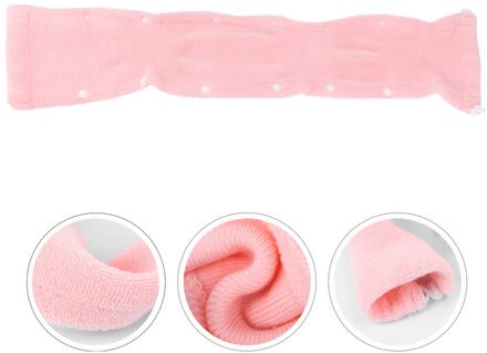 Warm Thicken Wc Stoelhoezen Knop Stijl Wc Zitkussen Mat Pad (Paars) roze