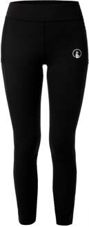 Warm Up Tight Dames-Zwart - XS,S,M,L,XL,XXL