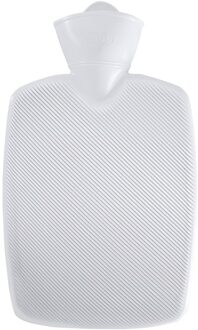 Warm water kruik - kunststof kruik - zonder hoes - wit - 1,8 liter