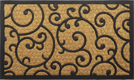 Warm Welcome Deurmat - anti slip - rechthoek - 75 x 45 cm