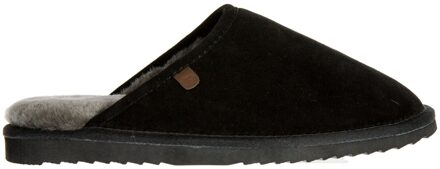 Warmbat Classic Suede Heren Pantoffels - Black - Maat 43