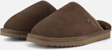 Warmbat Classic Suede Heren Pantoffels - Bruin - Maat 40